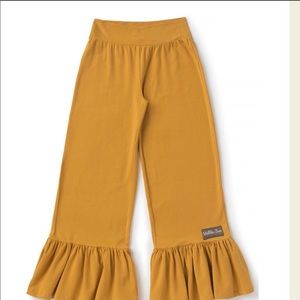 Matilda Jane Mustard Ruffle Pants